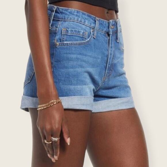 NWT | BP | Rolled Hem Denim Shorts | Blue | Size 25 - Picture 13 of 13